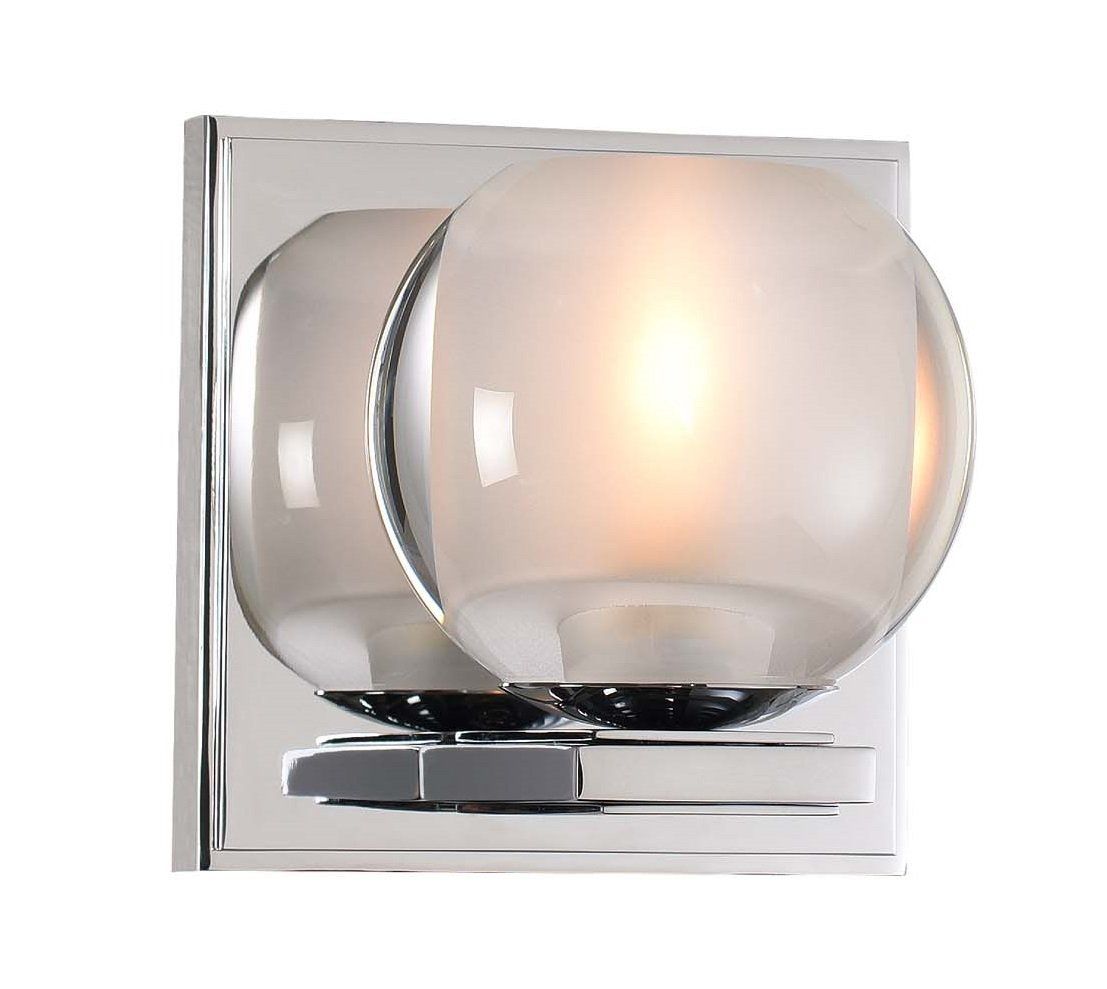 Corona 5" Wall Sconce - Chrome Wall Kalco Chrome 