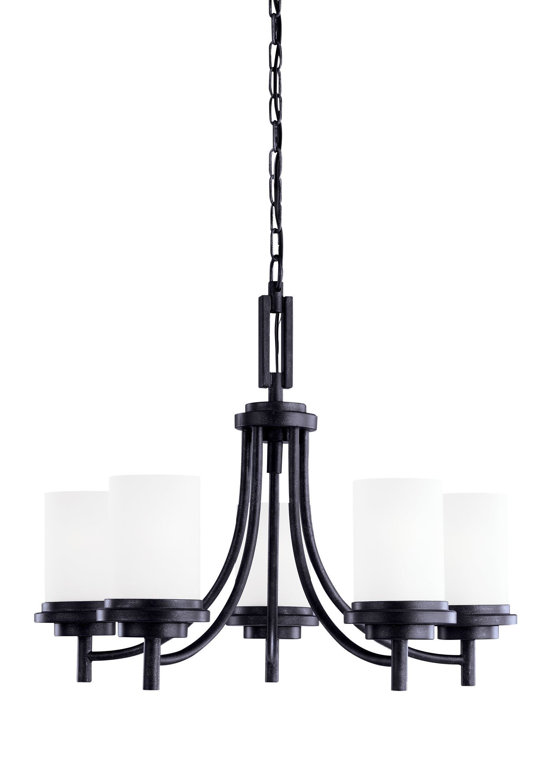 Winnetka Five Light Chandelier - Blacksmith Ceiling Sea Gull Lighting 