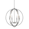 Colson 26"w Pewter Orb Chandelier Ceiling Golden Lighting 