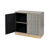 Sands Point 2-Door Cabinet in Grey and Gold Furniture ELK Home 