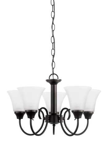 Alturas Three Light LED Chandelier - Brushed Oil Rubbed Bronze Ceiling Sea Gull Lighting 