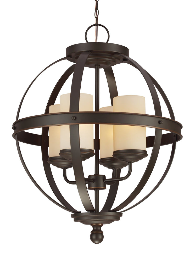 Sfera Four Light Chandelier - Autumn Bronze Ceiling Sea Gull Lighting 