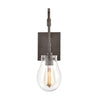Jaelyn 1-Light Sconce in Oil Rubbed Bronze with Clear Glass Wall Elk Lighting 