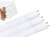 4' LED T8 4000K TRIPLE FIT Ballast or AC Direct Single/Double 30 Pack Bulbs Dazzling Spaces 