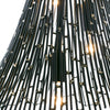 Rikki 5-lt Foyer - Carbon/Aged Gold Ceiling Varaluz 