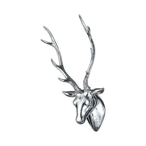 Great Casting Silver Buck Head Accessories Sterling 