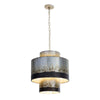 Cannery 4-Lt Tall Pendant - Ombre Galvanized Ceiling Varaluz 