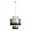 Cannery 4-Lt Tall Pendant - Ombre Galvanized Ceiling Varaluz 
