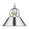 Orwell 10"h Wall Sconce in Chrome Wall Golden Lighting 
