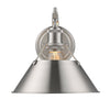 Orwell 10"w Pewter Wall Sconce Wall Golden Lighting 