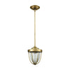 Sturgis 1 Pendant Satin Brass Ceiling Elk Lighting 