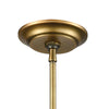 Sturgis 1 Pendant Brushed Antique Brass Ceiling Elk Lighting 