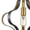 Janis 1 Pendant Aged Bronze/Aged Brass Ceiling Elk Lighting 