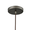 Socketholder 1 Pendant Weathered Zinc Ceiling Elk Lighting 