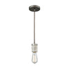 Socketholder 1 Pendant Weathered Zinc Ceiling Elk Lighting 