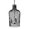 Elsa 3-L t Wine Bottle Pendant - Black Ceiling Varaluz 