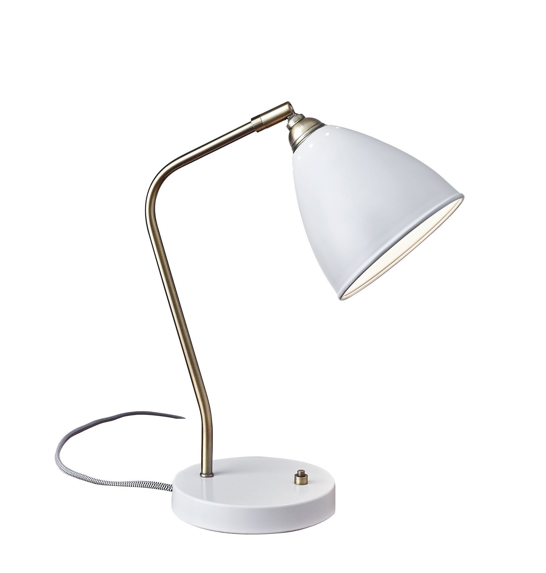 Chelsea Desk Lamp White Lamps Adesso 