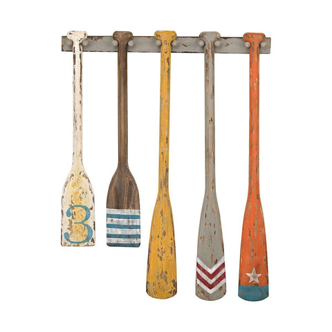 Hand Painted Oars Wall Display Wall Art Sterling 