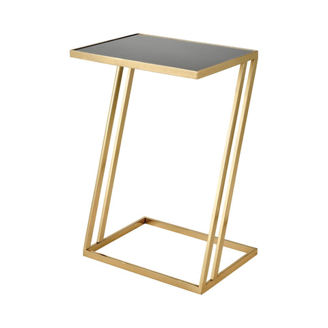 Kingsroad Accent Table in Gold and Black - Rectangular Furniture ELK Home 