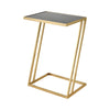 Kingsroad Accent Table in Gold and Black - Rectangular Furniture ELK Home 