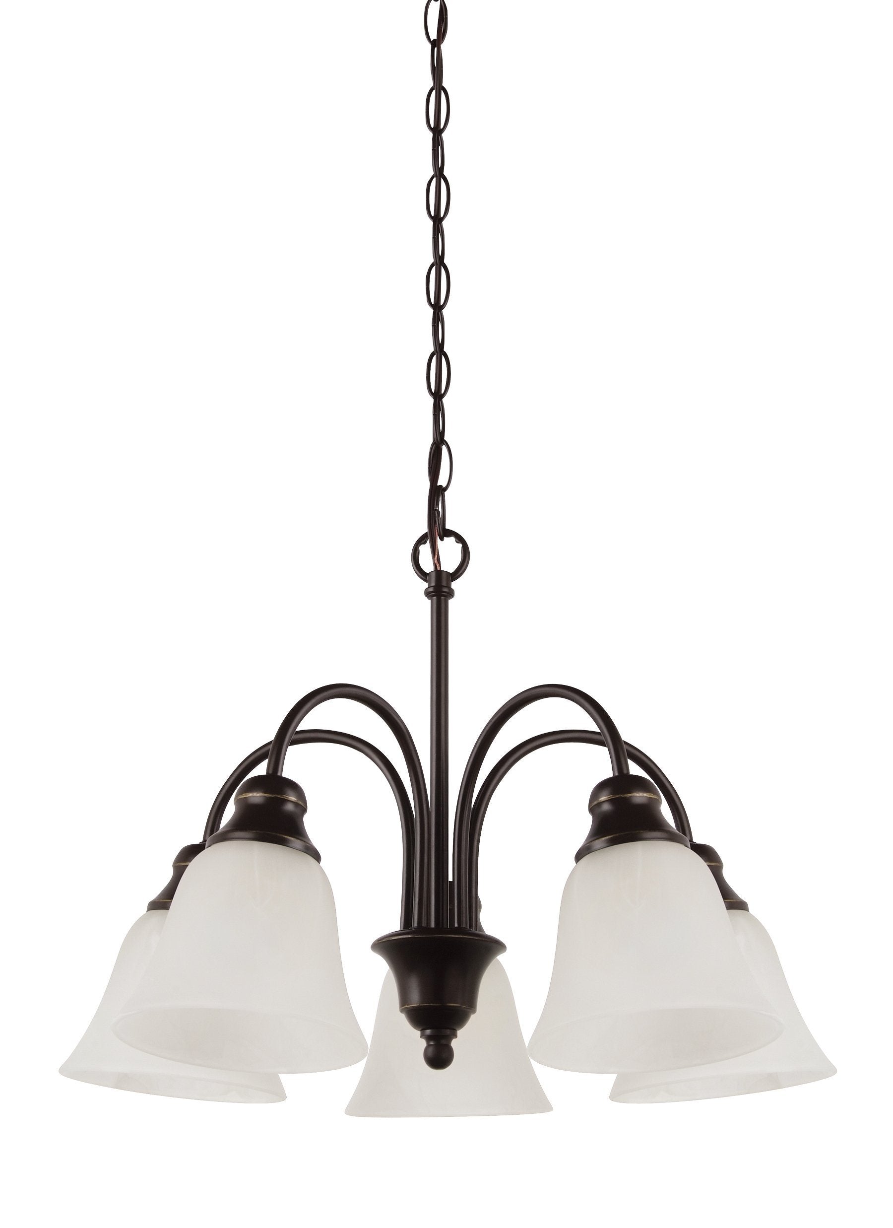 Windgate Five Light Chandelier - Heirloom Bronze Ceiling Sea Gull Lighting 