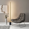 Felix LED Wall Washer Floor Lamp - Brass Lamps Adesso 