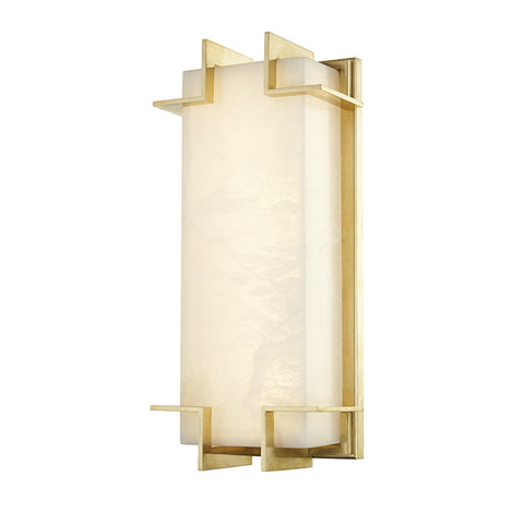 Delmar LED Wall Sconce - Aged Brass Wall Hudson Valley 