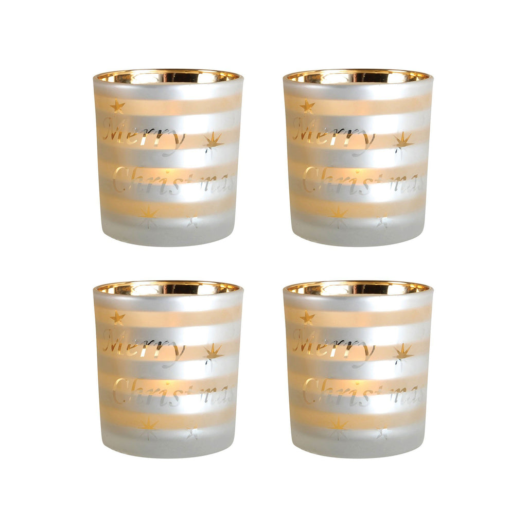 Tidings Set of 4 Votives Accessories Pomeroy 