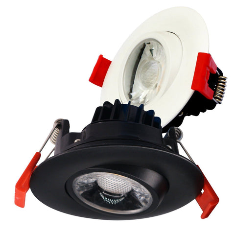 3" Gimbal Canless Recessed Downlight - White or Black