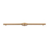 Pendant Options 3-Hole Linear Bar for Pendants in Satin Brass