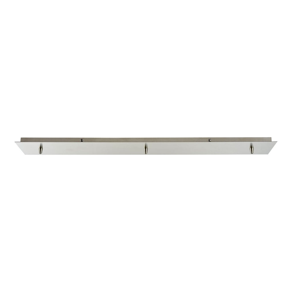 Illuminaire Accessories 3 Light Linear Pan In Satin Nickel Parts/Hardware Elk Lighting 