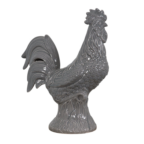 Americana Rooster Statue - Grey Accessories Varaluz 