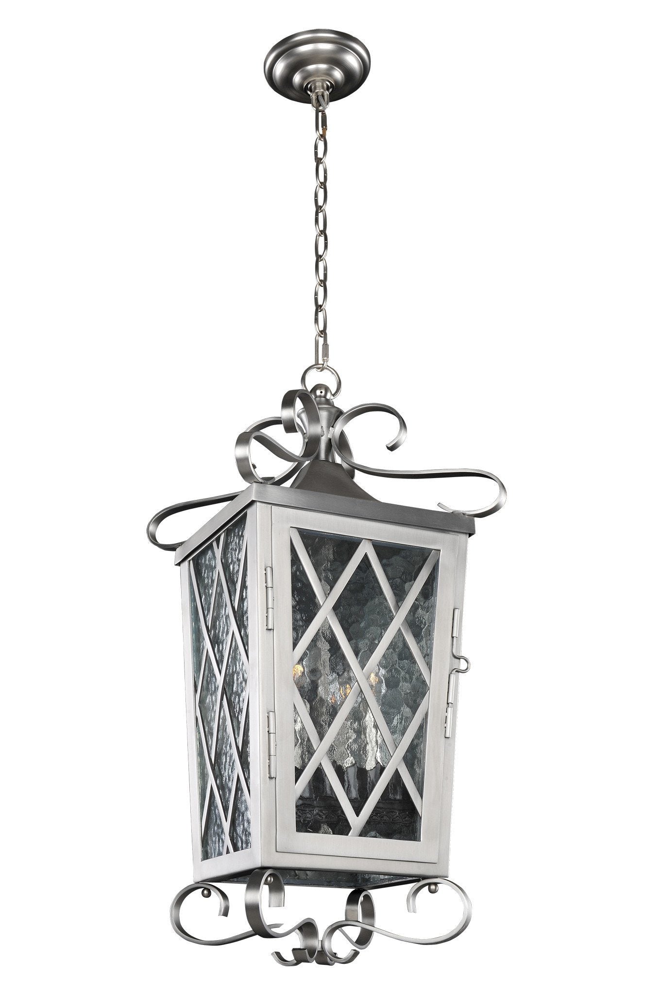Trellis Medium Hanging Lantern Outdoor Kalco 