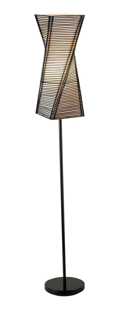 Stix Floor Lamp Lamps Adesso Black 