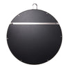 Stopwatch 30-in Round Accent Mirror - Polished Nickel Mirrors Varaluz 