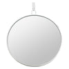 Stopwatch 30-in Round Accent Mirror - Polished Nickel Mirrors Varaluz 