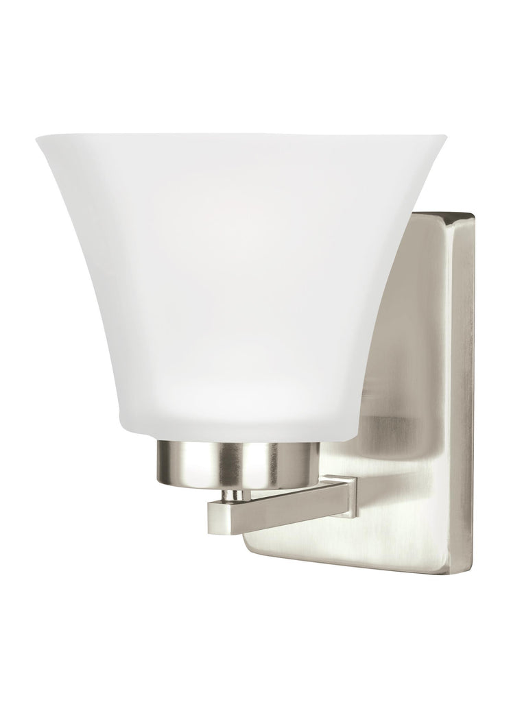 Bayfield One Light LED Wall Sconce - Brushed Nickel Wall Sea Gull Lighting 
