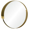 Echo 20-in Round Accent Mirror - Gold Mirrors Varaluz 