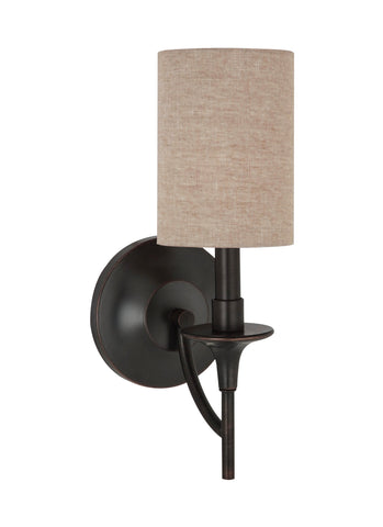 Stirling One Light LED Wall Sconce - Burnt Sienna Wall Sea Gull Lighting 