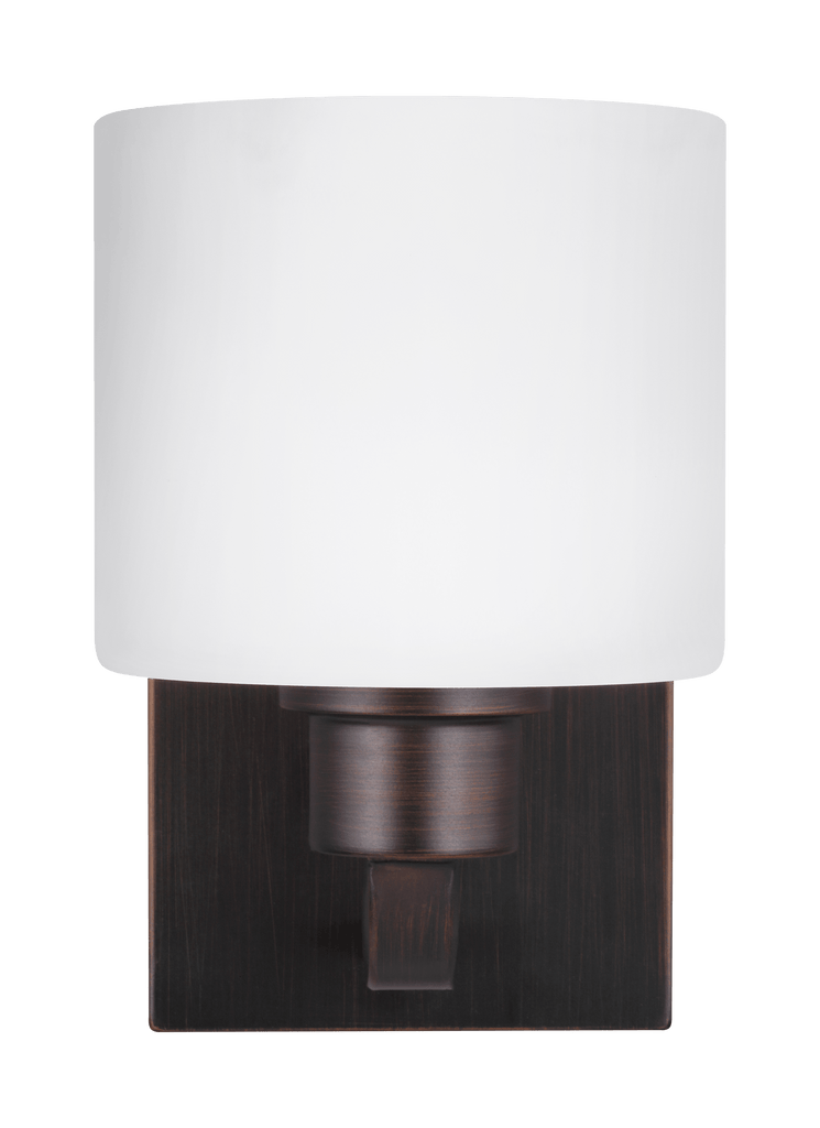 Canfield One Light Wall Sconce - Burnt Sienna Wall Sea Gull Lighting 