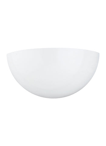 One Light Wall Sconce - White Wall Sea Gull Lighting 