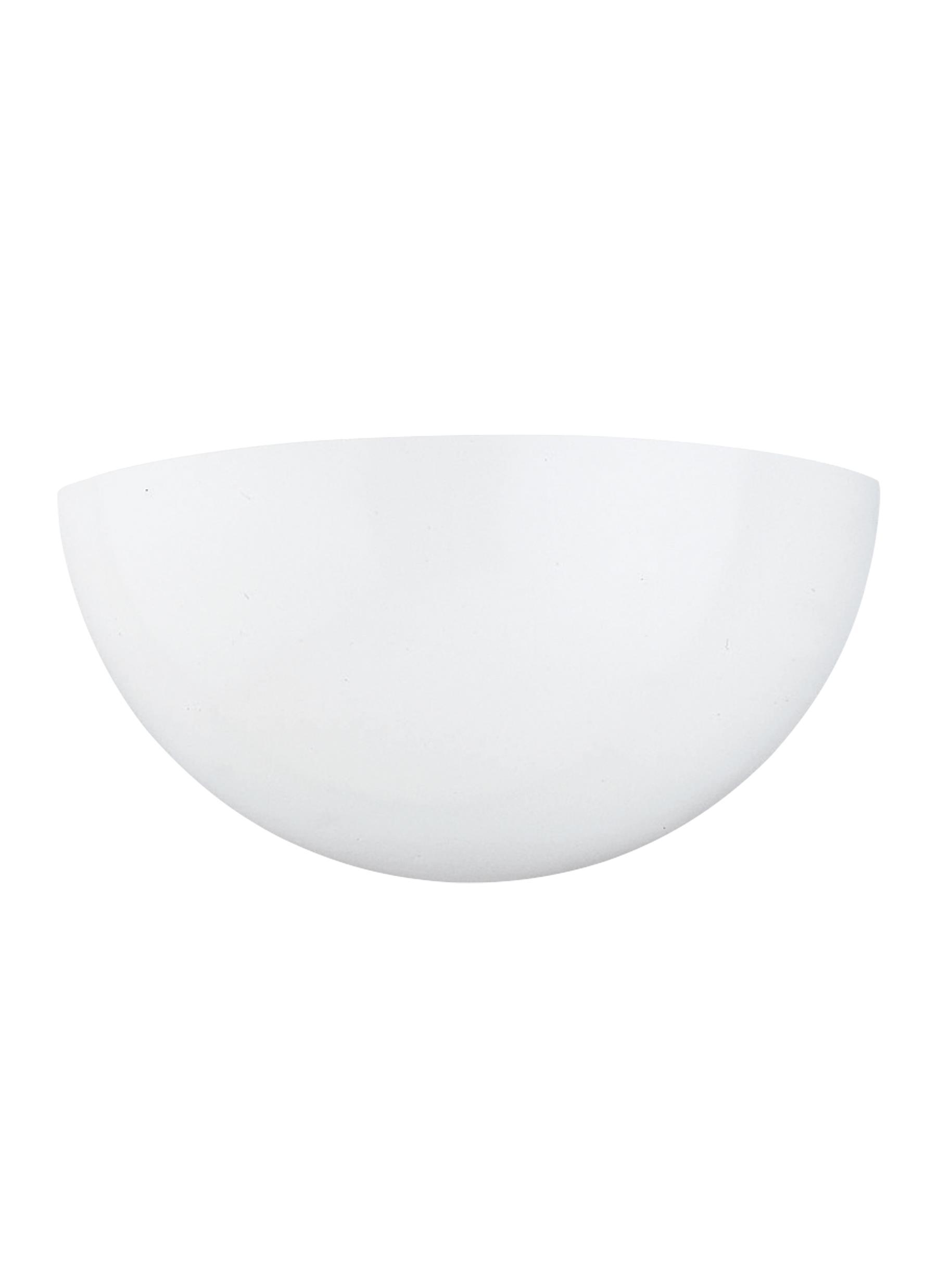 One Light LED Wall Sconce - White Wall Sea Gull Lighting 