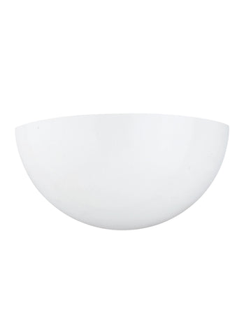 One Light LED Wall Sconce - White Wall Sea Gull Lighting 