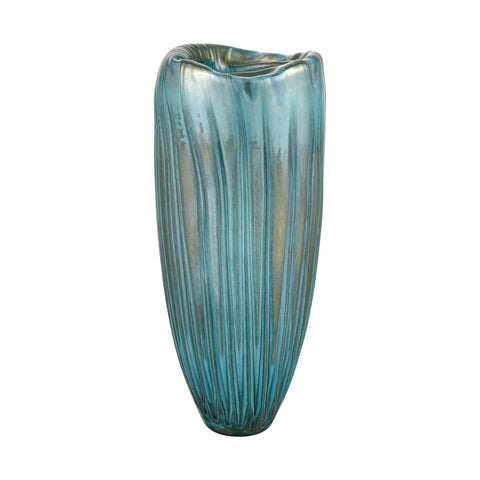 Sinkhole Vase in Aqua and Blue Decor Accessories ELK Home 