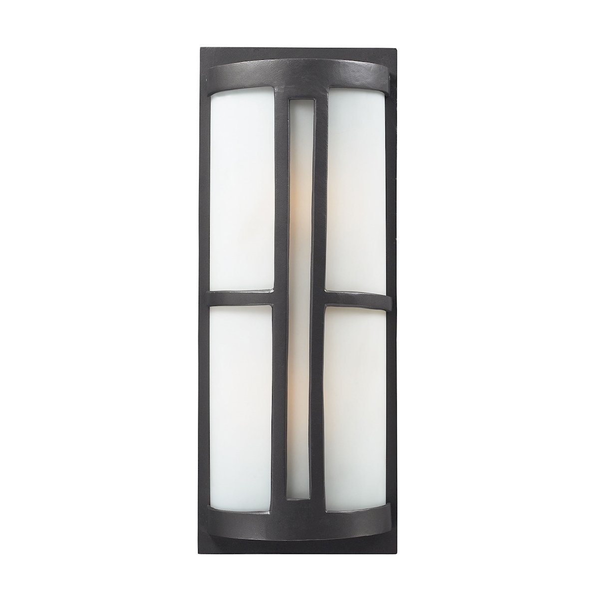 Trevot 2 Light Outdoor Sconce In Graphite Outdoor Wall Elk Lighting 