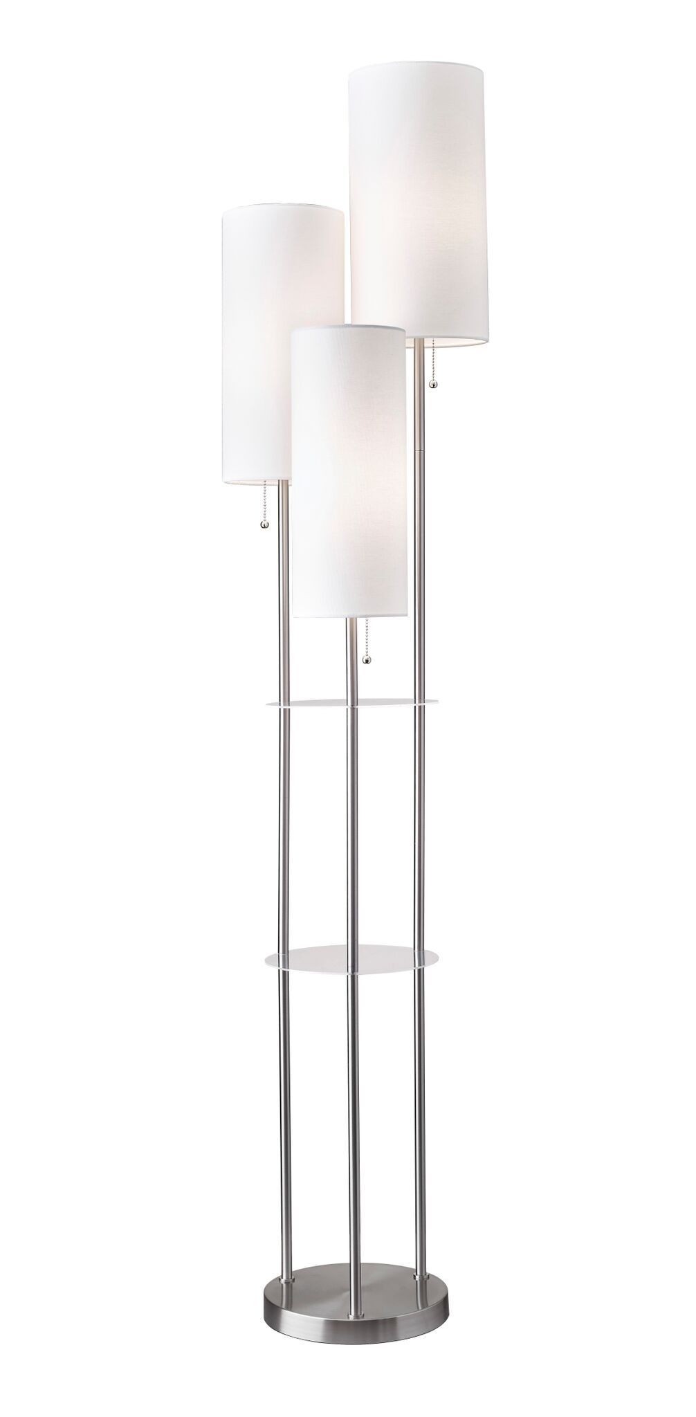 Trio 68"h Modern Floor Lamp Lamps Adesso 