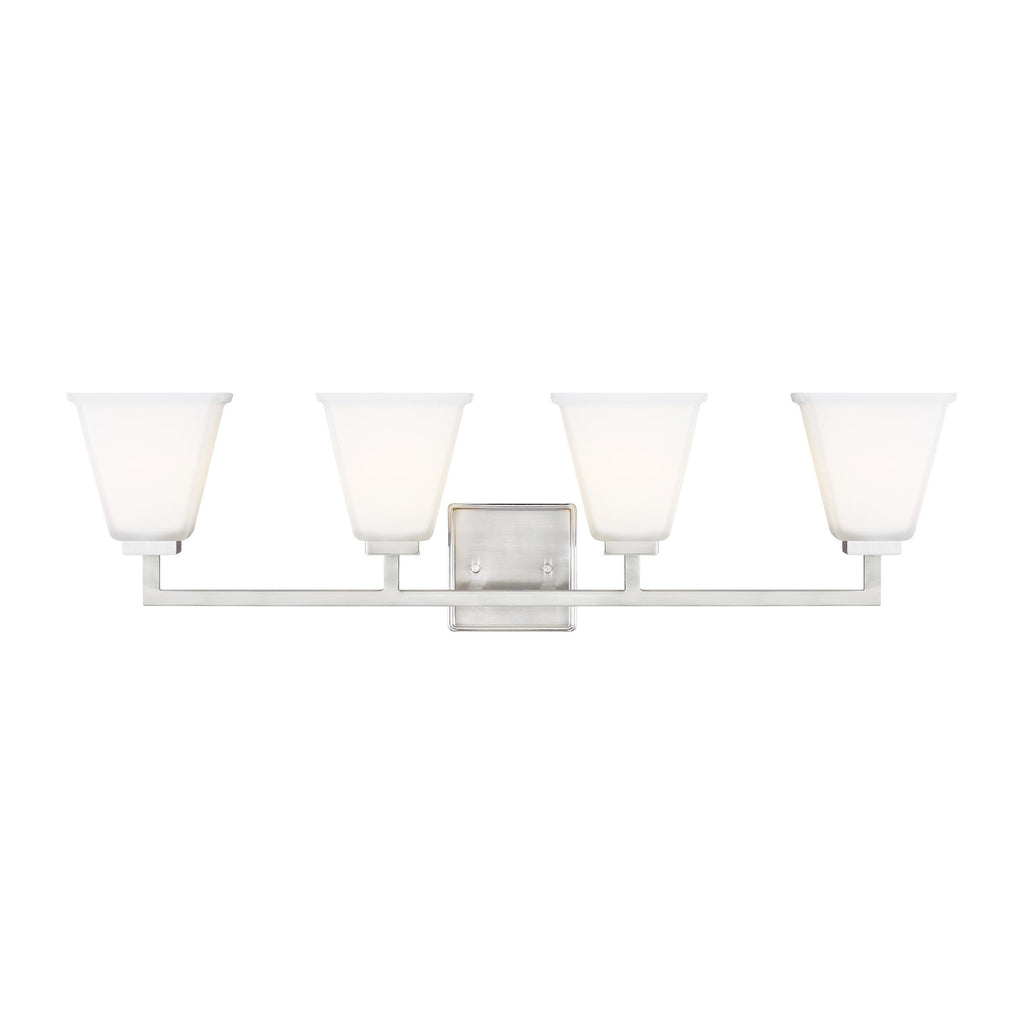 Ellis Harper Four Light Bath - Brushed Nickel Wall Sea Gull Lighting 