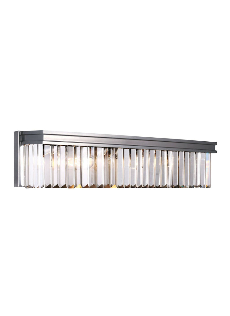 Carondelet Four Light Wall/ Bath - Brushed Nickel Wall Sea Gull Lighting 