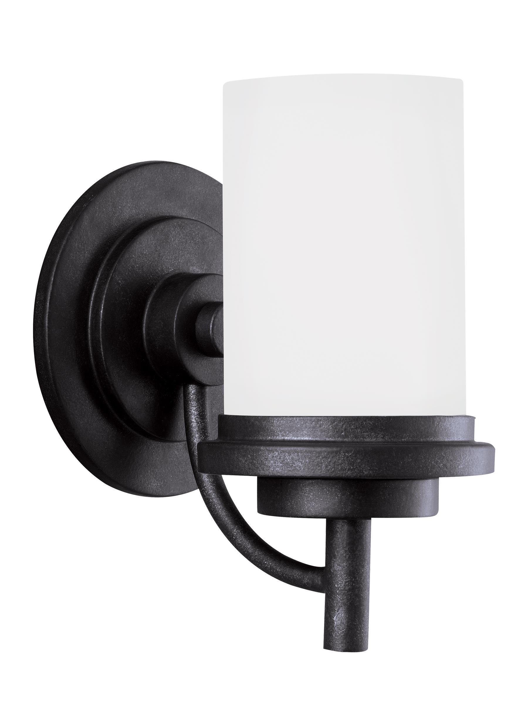 Winnetka One Light Wall Sconce - Blacksmith Wall Sea Gull Lighting 