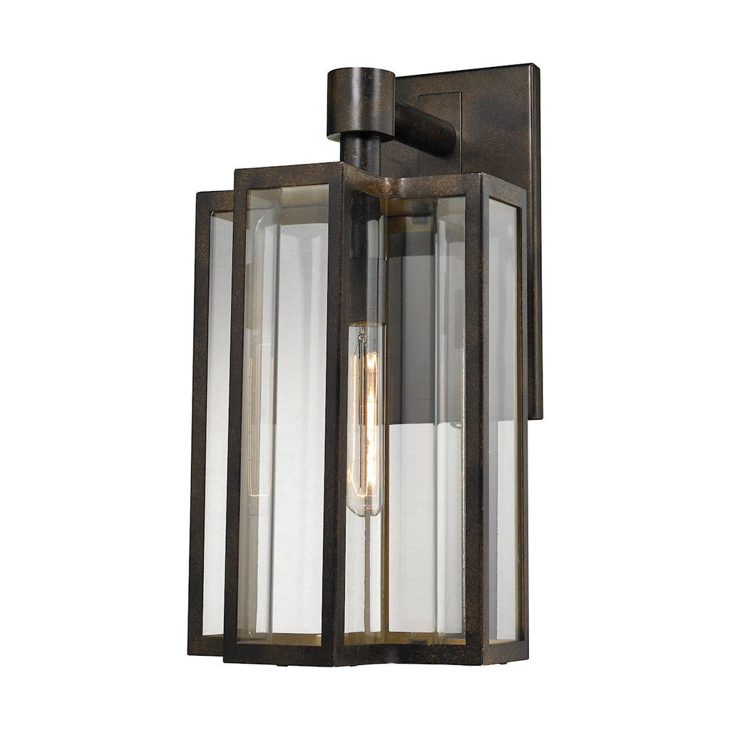 Bianca 1 Light Outdoor Sconce In Hazelnut Bronze Outdoor Wall Elk Lighting 